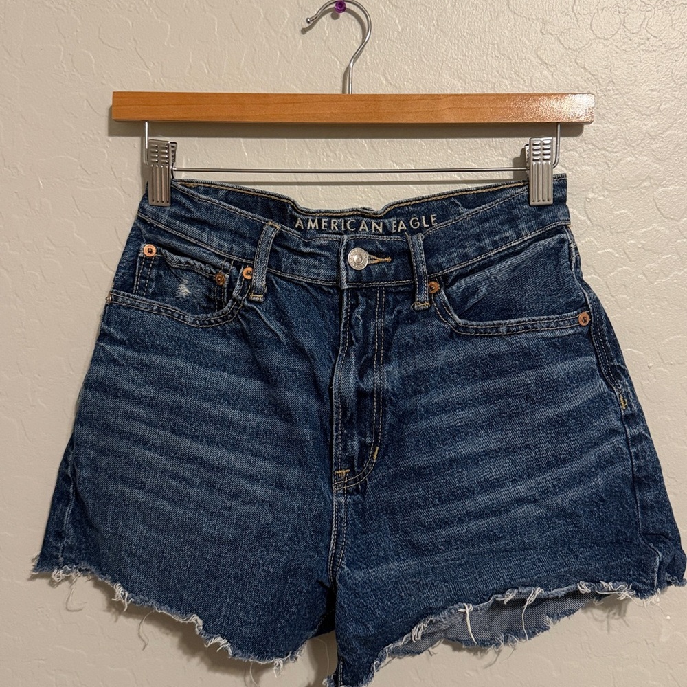 American Eagle Highest Rise 90s Boyfriend Denim Shorts 2